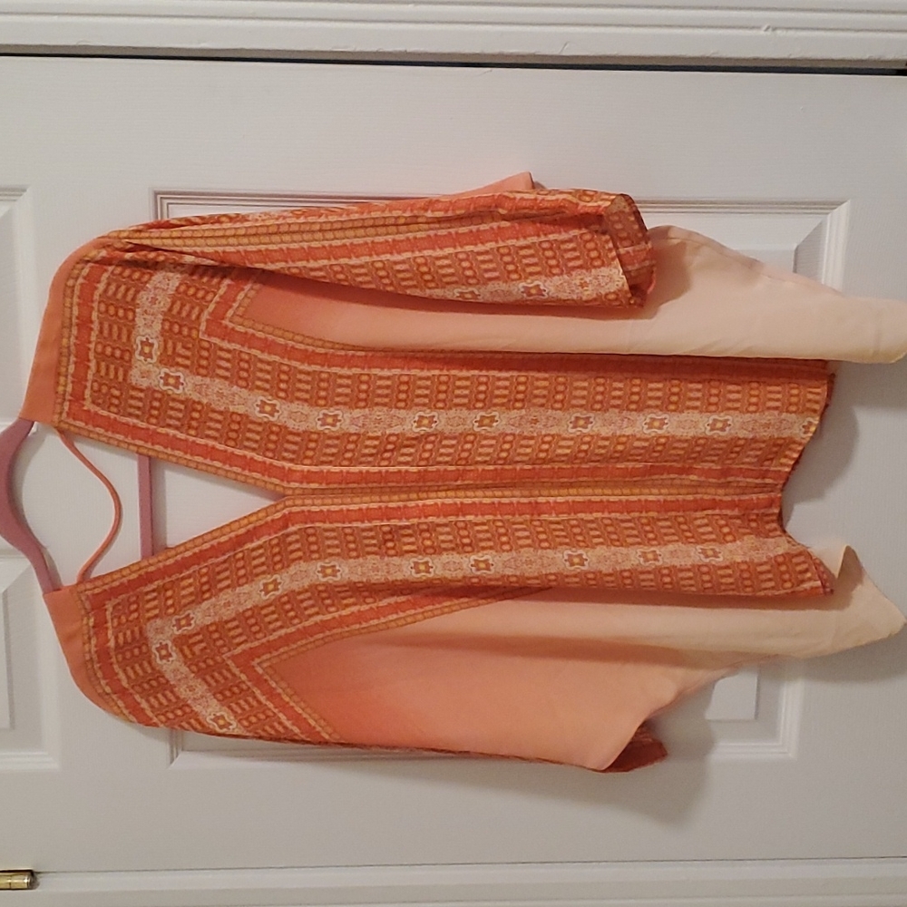 Boho orange blouse